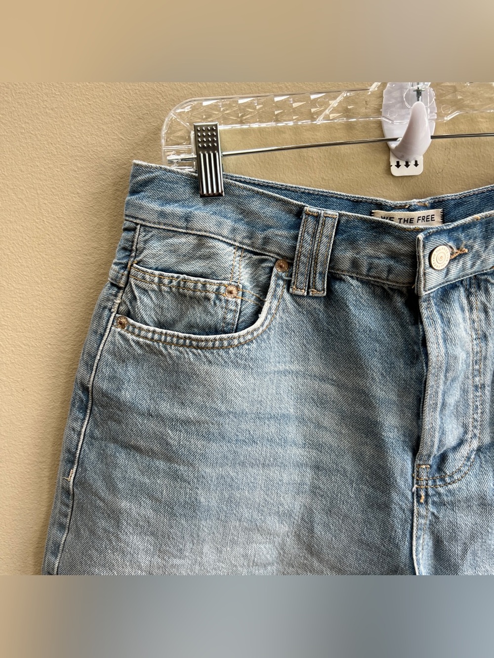 NEW Free People We The Free Montana Light Blue Denim Jeans - Size 29 - Picture 5 of 13